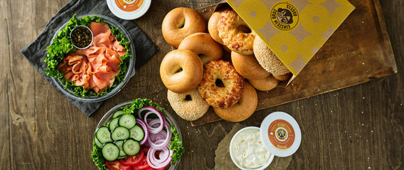 Salmon & Bagels (Serves 13)